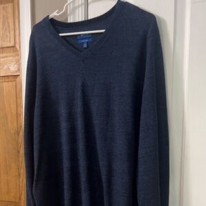 Apt. 9 Men's V-Neck Sweater - Dark Blue